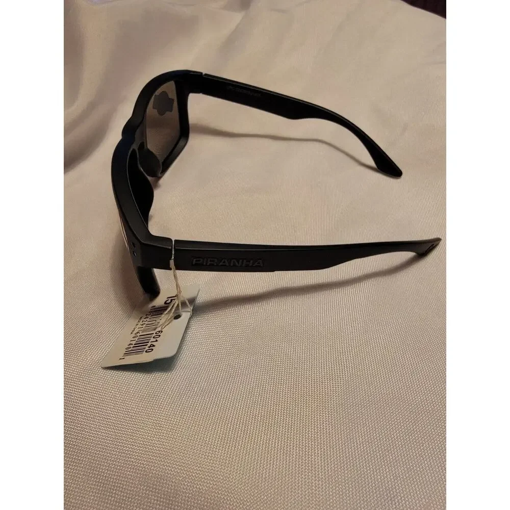 Piranha Premium Sunglasses Black Frames Green Lenses Style # 60140